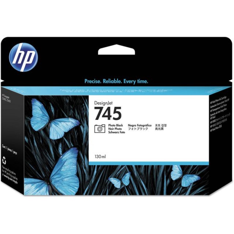Inkjet HP F9J98A HP 745 photo zwart