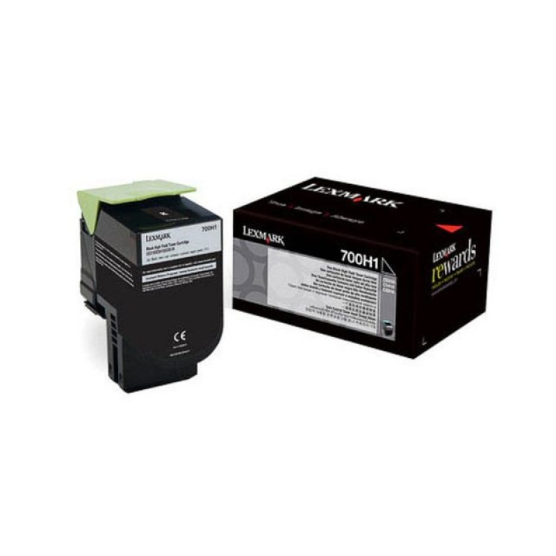 Toner Lexmark 700H1 4K zwart