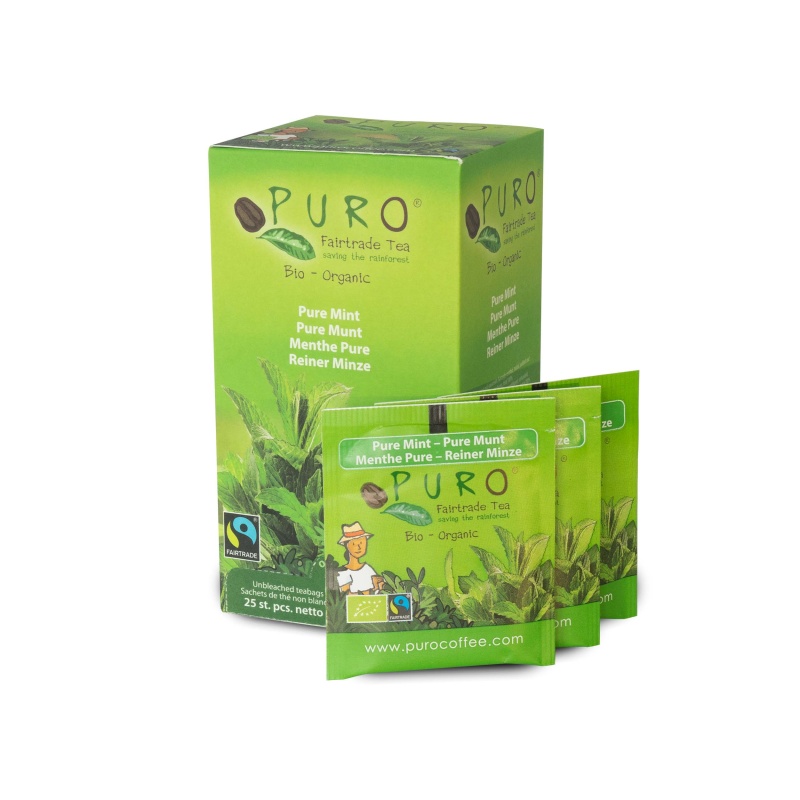 Thee Puro fairtrade munt bio/ds6x25