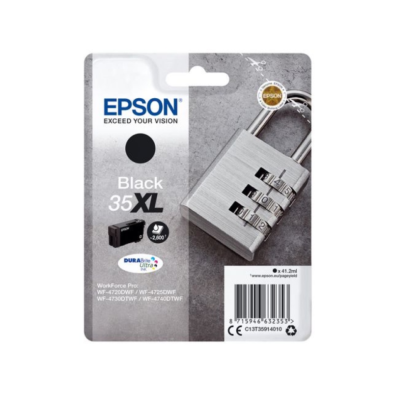 Inkjet Epson 35XL 41,2ml zwart