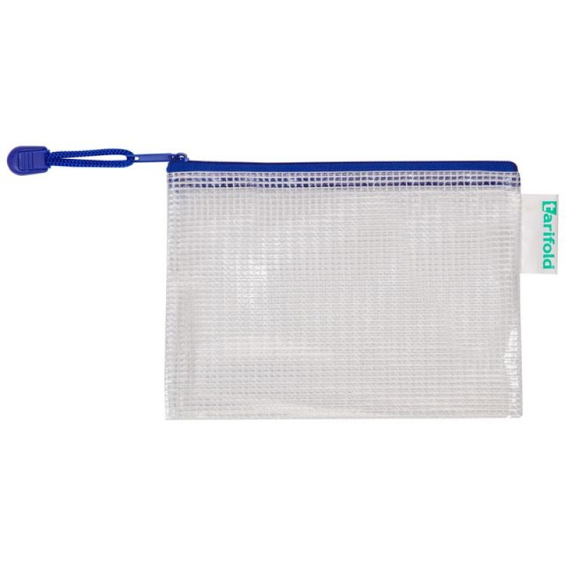 Opbergtas Djois A6 met rits blauw/pk8