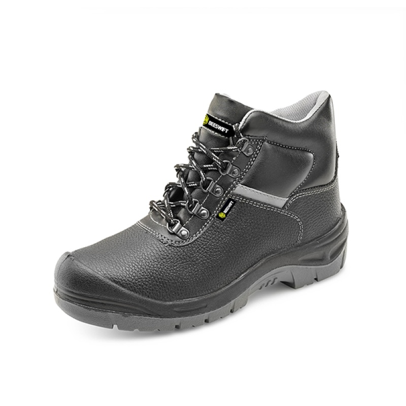 Schoen stalen neus zwart 38/paar