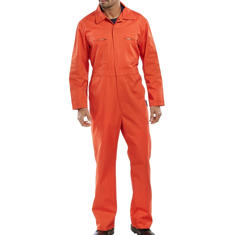 Overall Super Click oranje 46