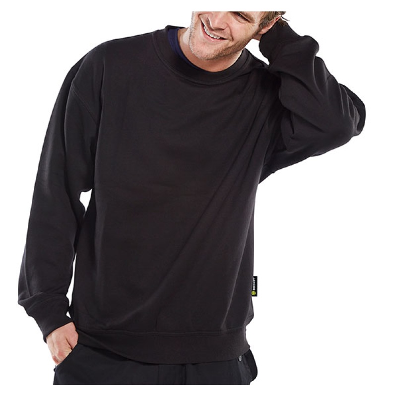 Sweatshirt zwart S