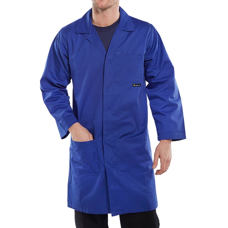 Werkjas Warehouse royal blauw UK34/EU44