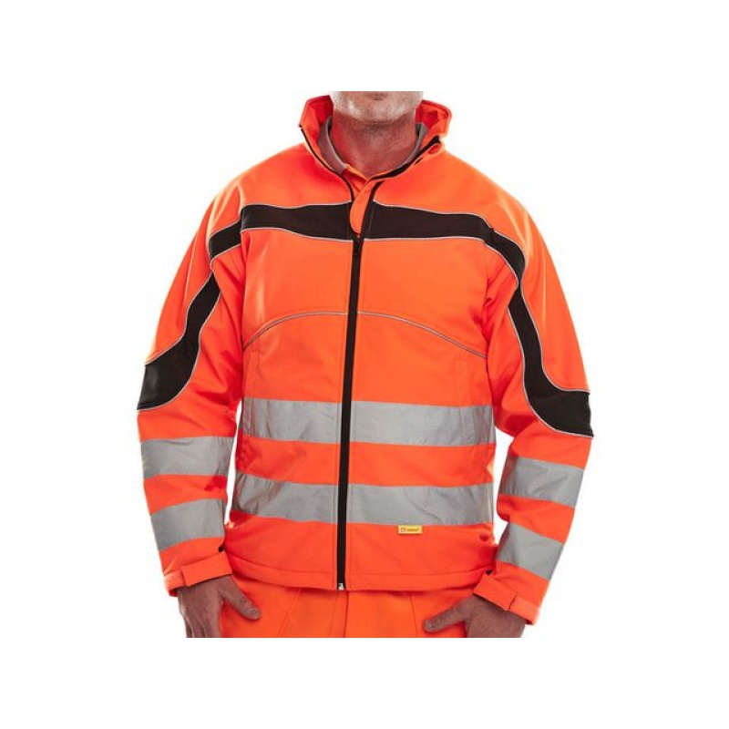 Werkjas Eton oranje/zwart XL