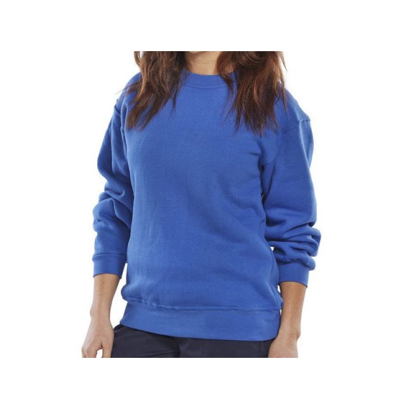 Sweatshirt royal blauw M