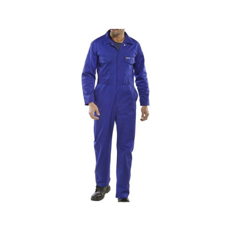 Overall Click royal blauw 38