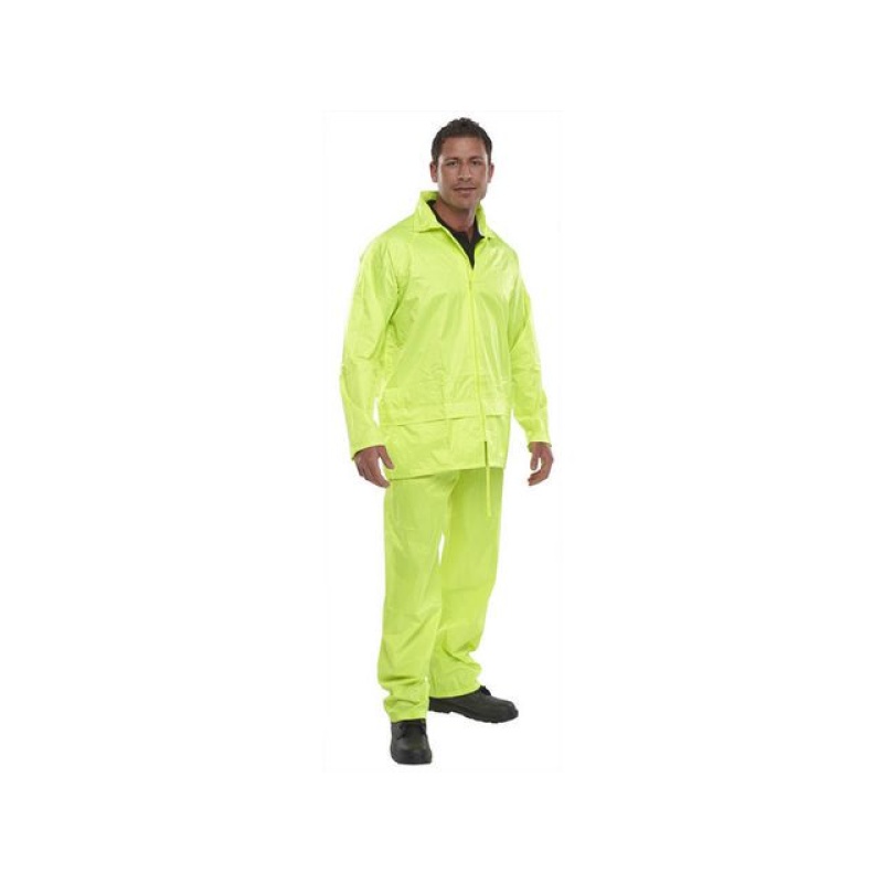 Regenpak nylon saturn geel 4XL