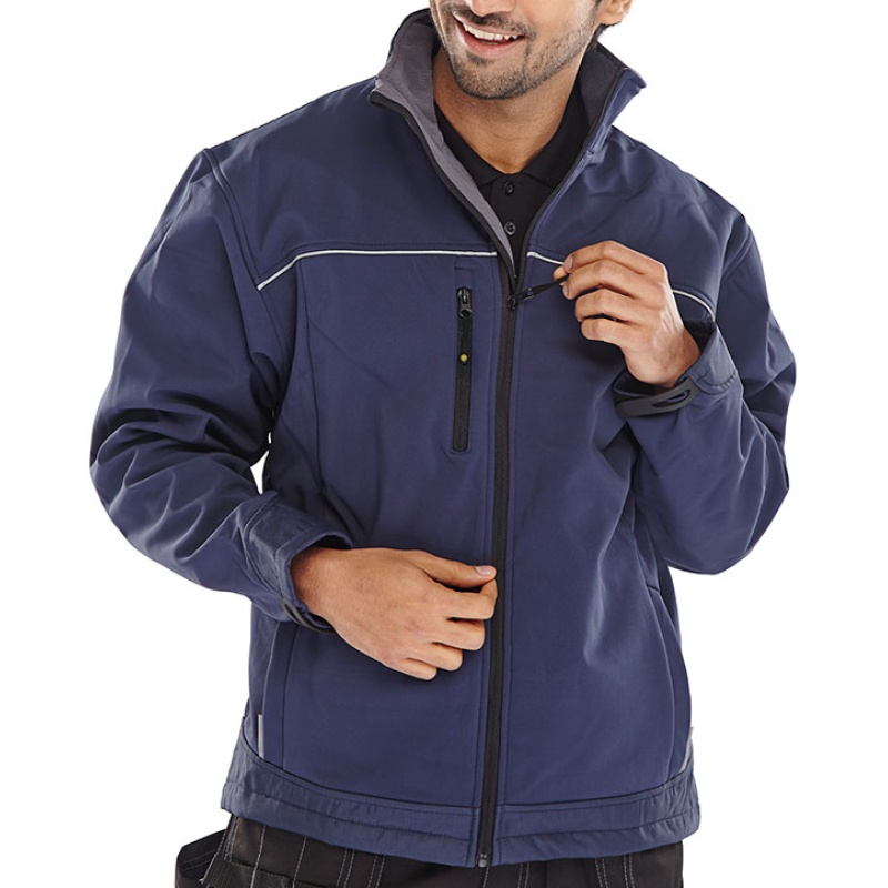 Werkjas navy blauw XL
