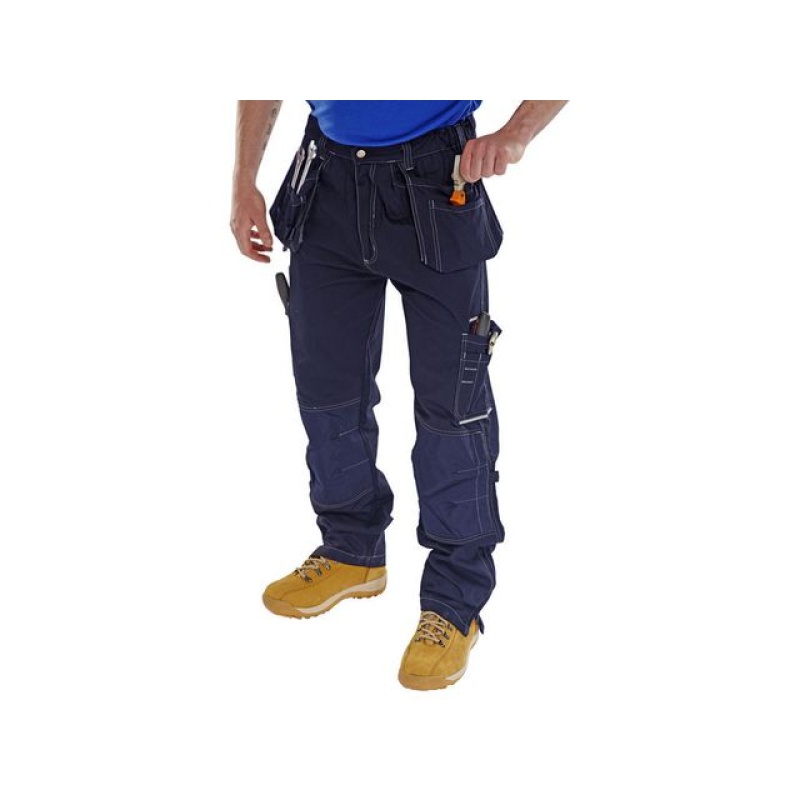 Broek Shawbury navy blauw EU53-UK36-T