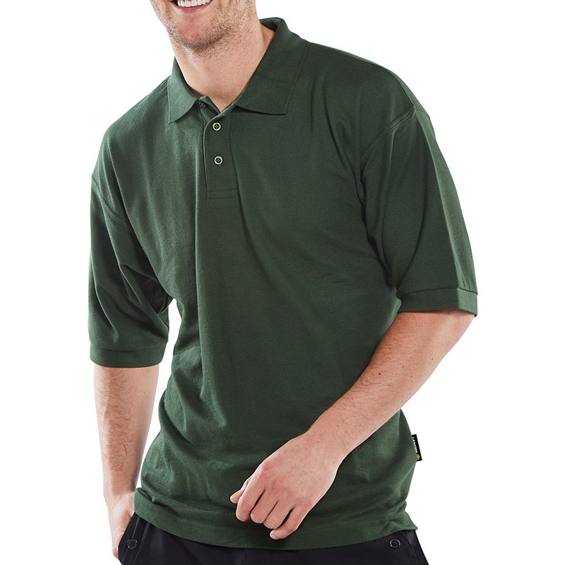 Poloshirt flessengroen M