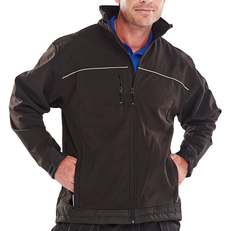 Werkjas zwart 4XL