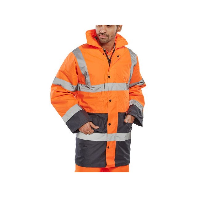 Werkjas Traffic oranje/navy M