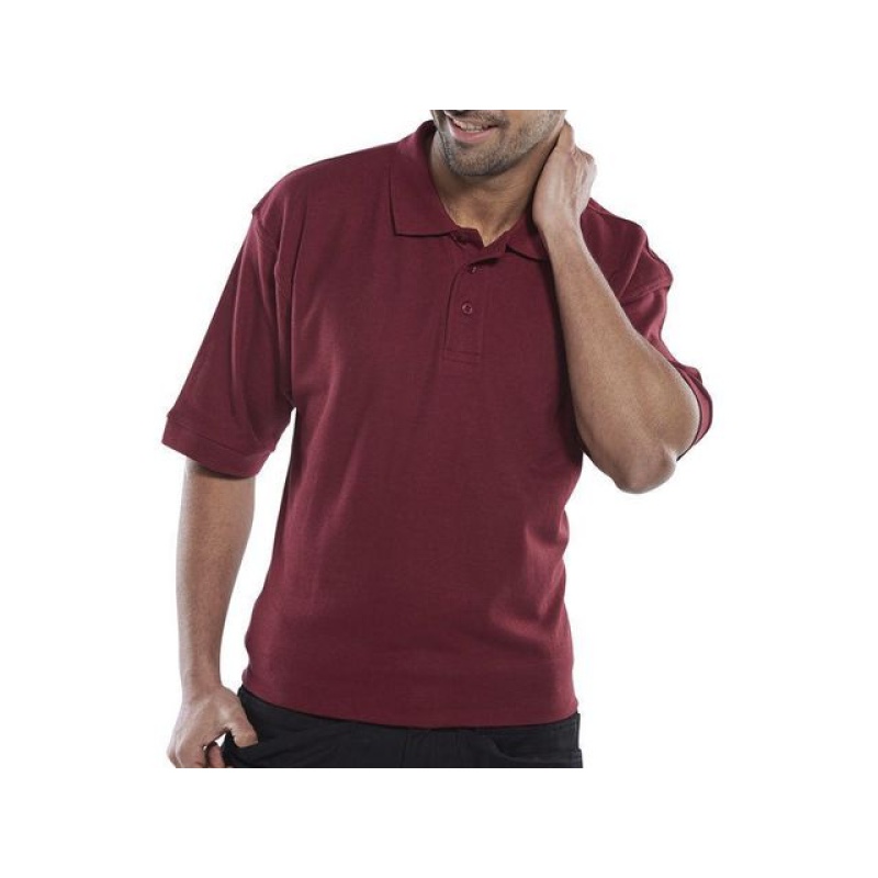 Poloshirt bordeaux M