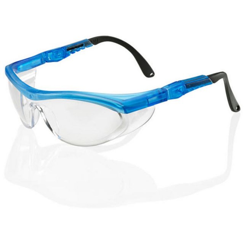 Veiligheidsbril Utah clear/blauw/ds10