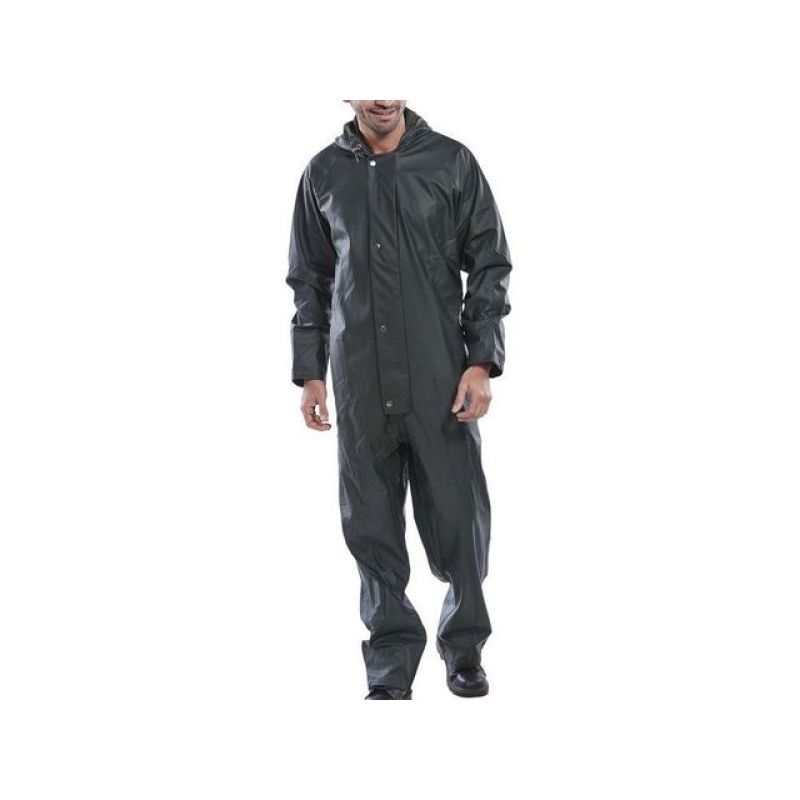 Regenpak olive groen M