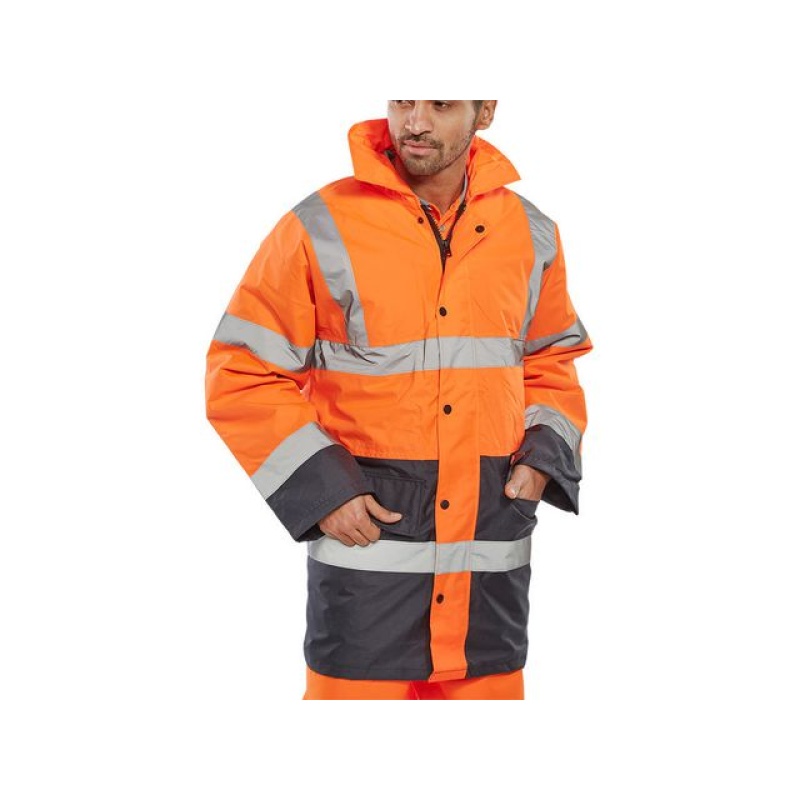Werkjas Traffic oranje/navy XL
