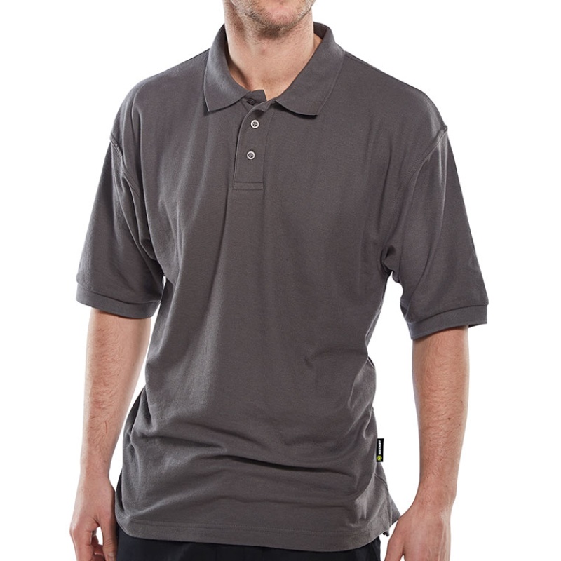 Poloshirt grijs M