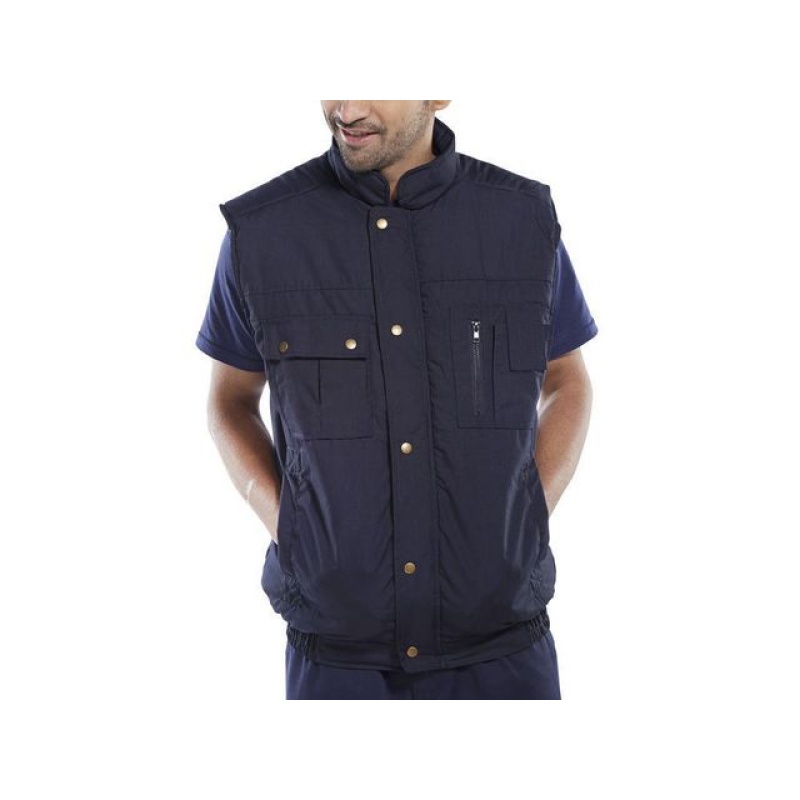 Bodywarmer Hudson navy blauw XL