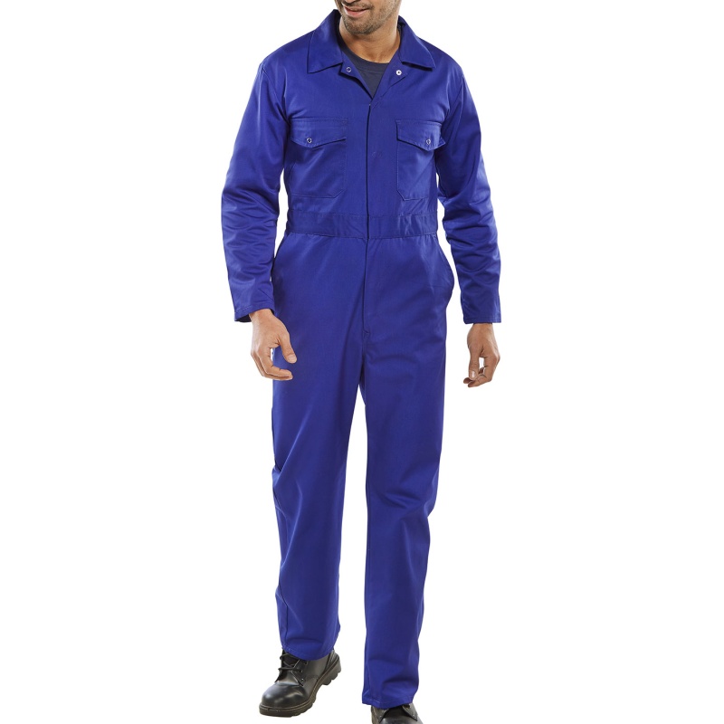 Overall Click royal blauw 46
