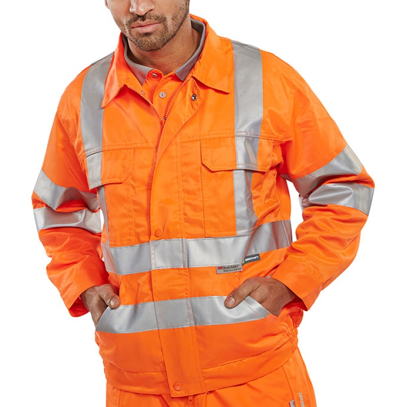 Werkjas Rail oranje 64