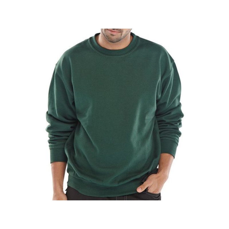 Sweatshirt flessen groen 4XL