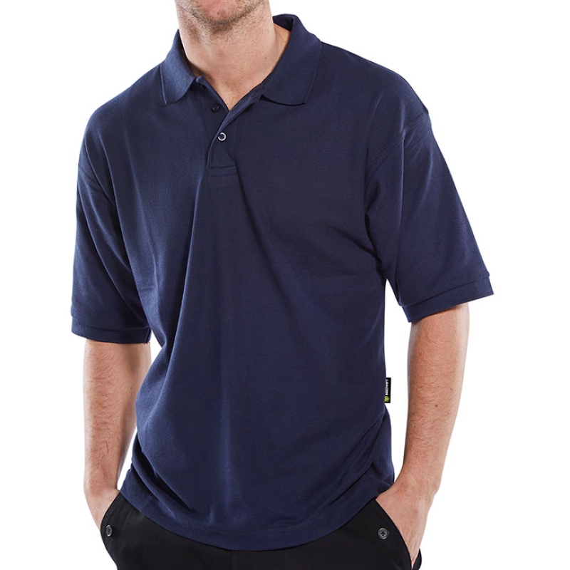 Poloshirt navy blauw M