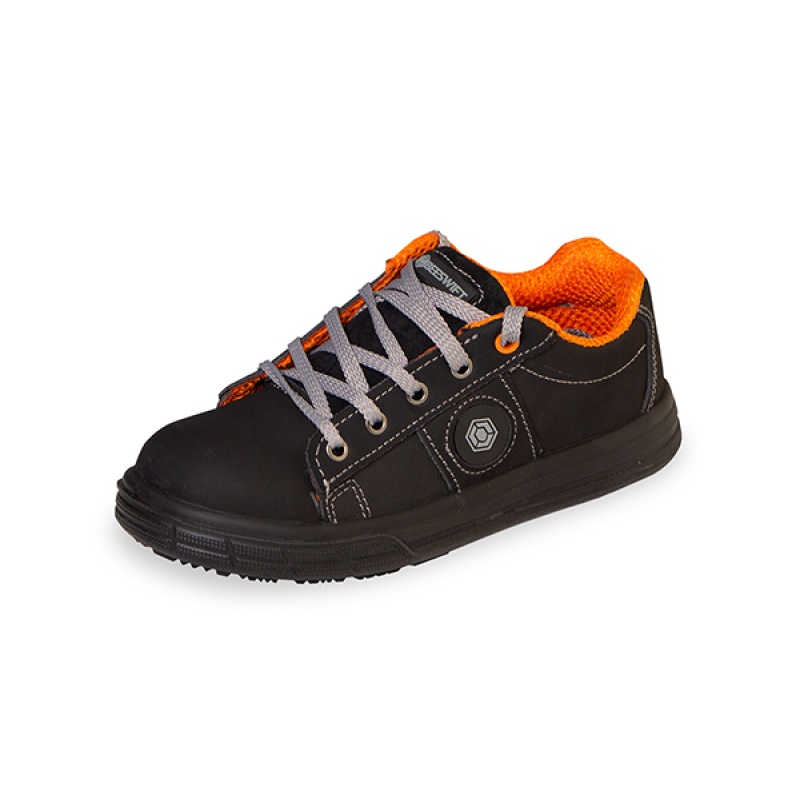 Schoen Sneaker stalen neus zw 36/paar