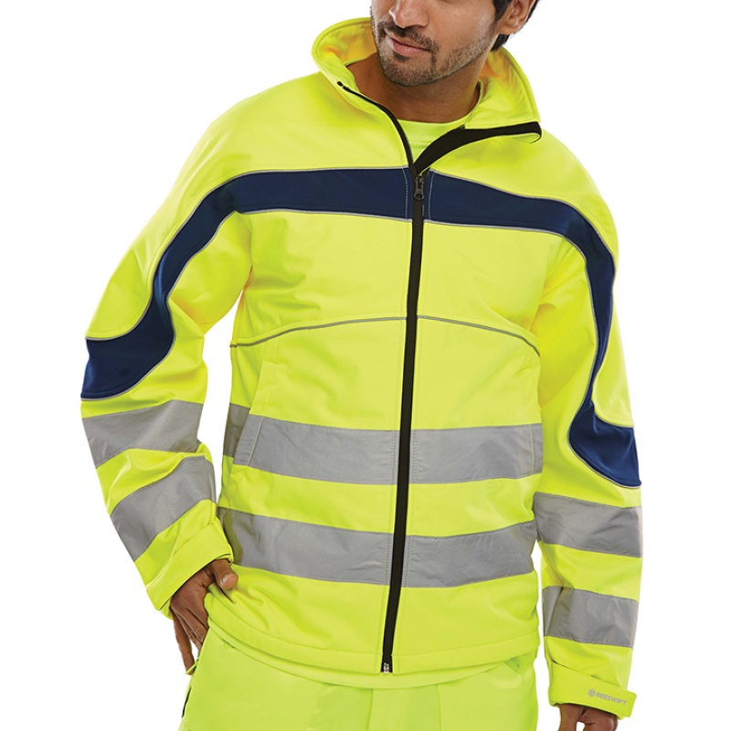 Werkjas Eton saturn geel/navy 5XL