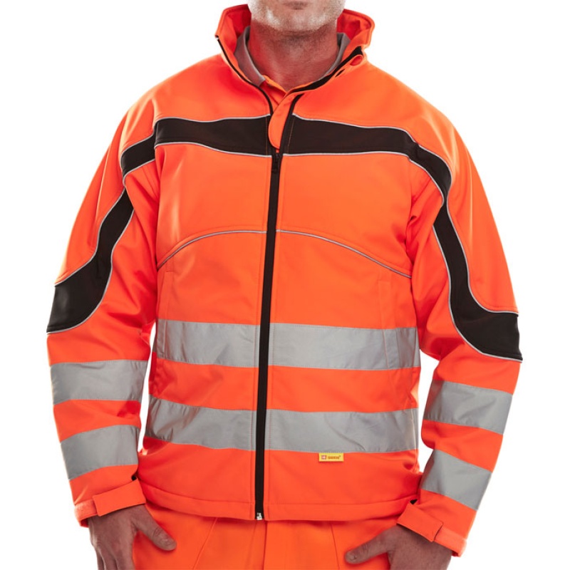Werkjas Eton oranje/zwart 4XL
