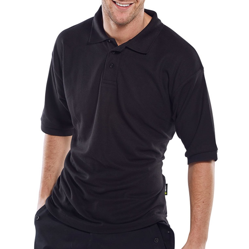 Poloshirt zwart L