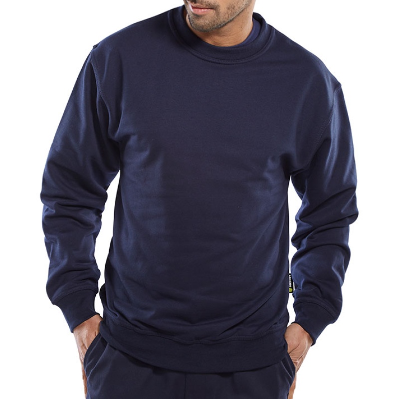 Sweatshirt navy blauw 4XL