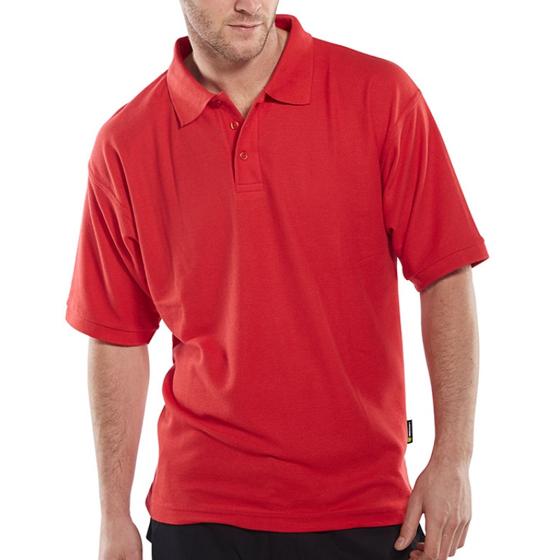 Poloshirt rood L