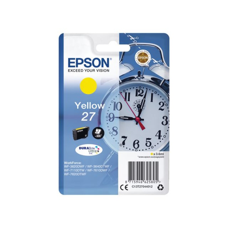 Inkjet Epson T27044012 geel(27)