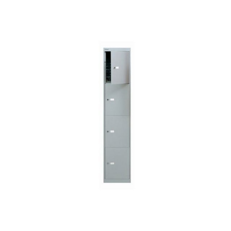 Locker 4 compartimenten antraciet