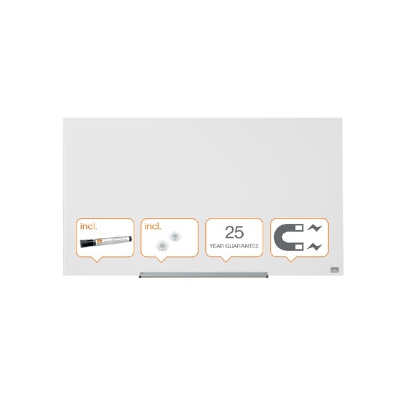 Glasbord Nobo 993x559 wit