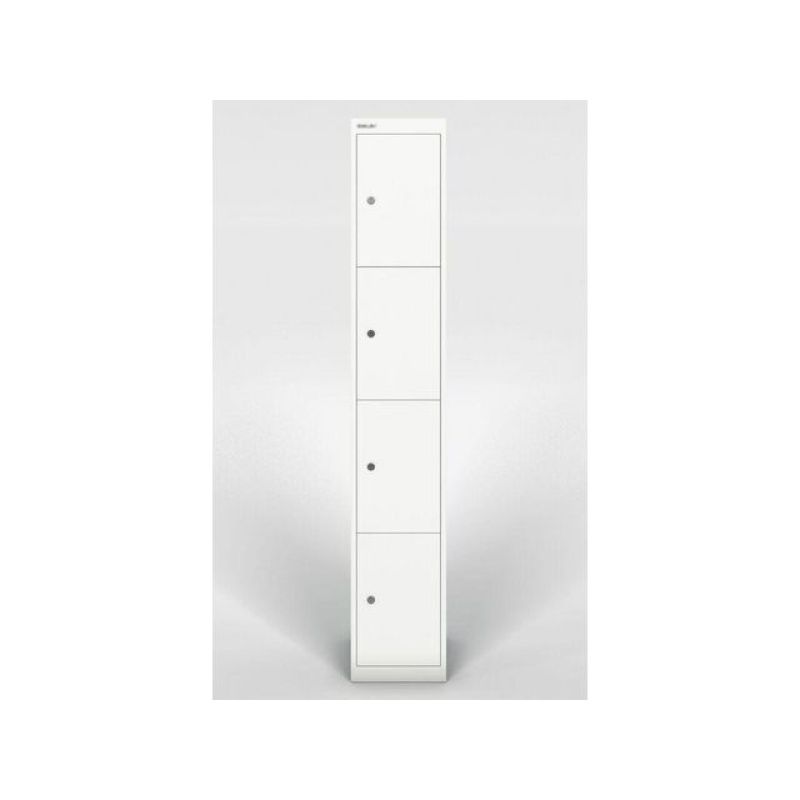 Locker 4 compartimenten wit