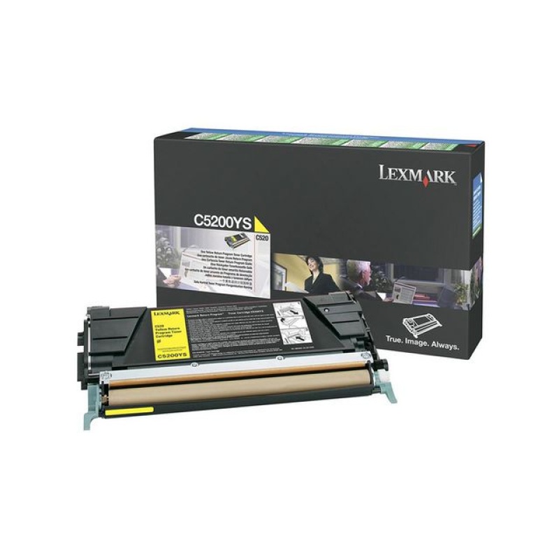 TONER LEXMARK C530 GEEL