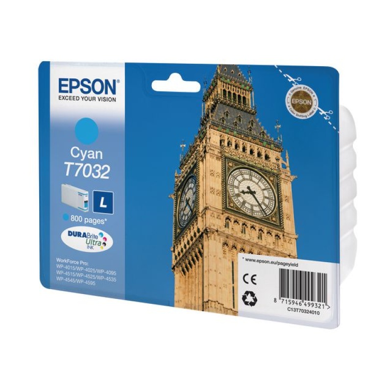 Inkjet Epson T70324010 cyaan