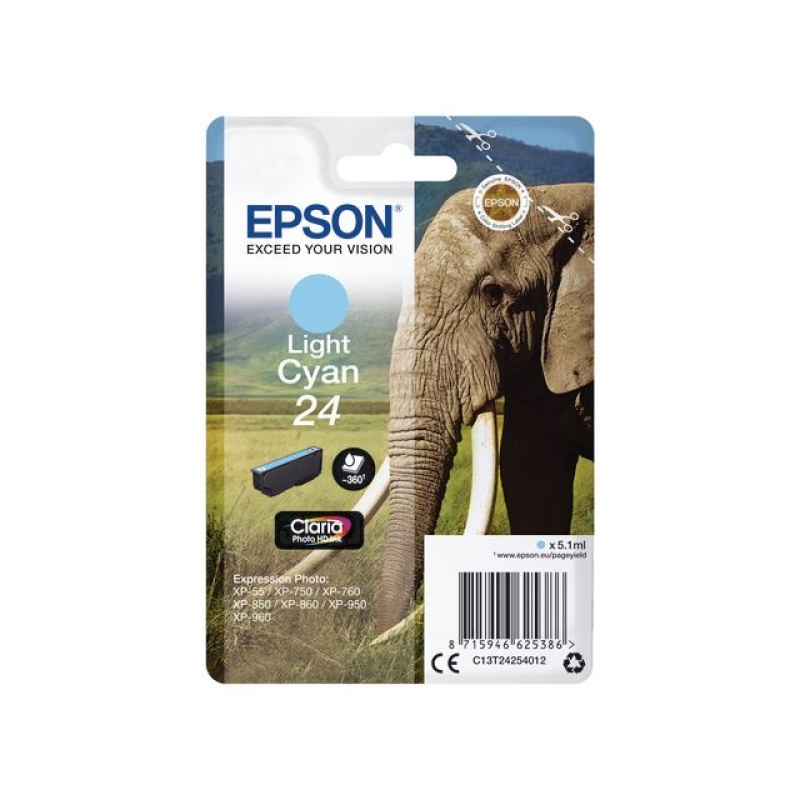Inkjet Epson T24254012 L cyaan (24)
