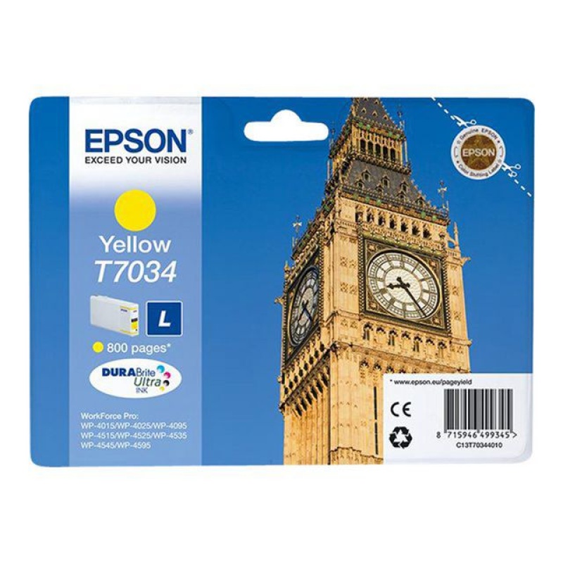 Inkjet Epson T70344010 geel