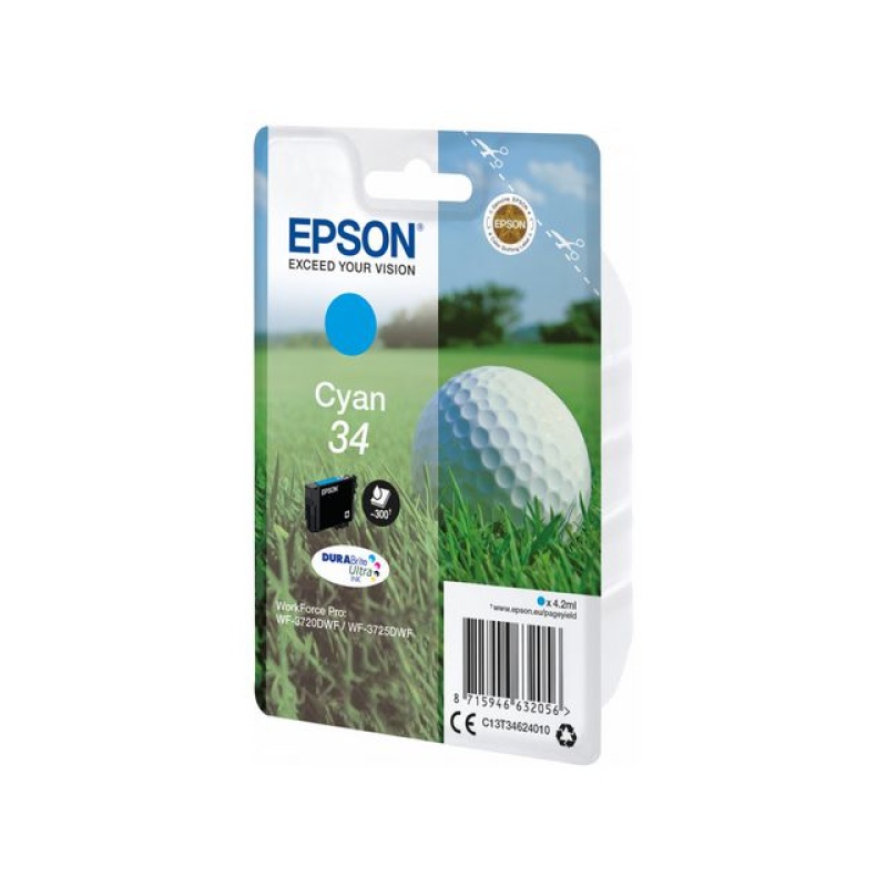Inkjet Epson T34624010 cyaan (34)