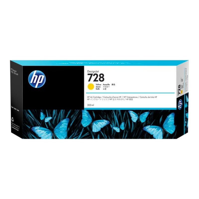 Inkjet HP 728 geel 300ml