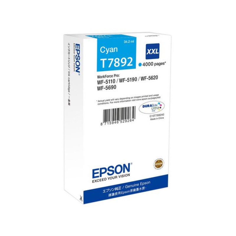 Inkjet Epson T789240 cyaan
