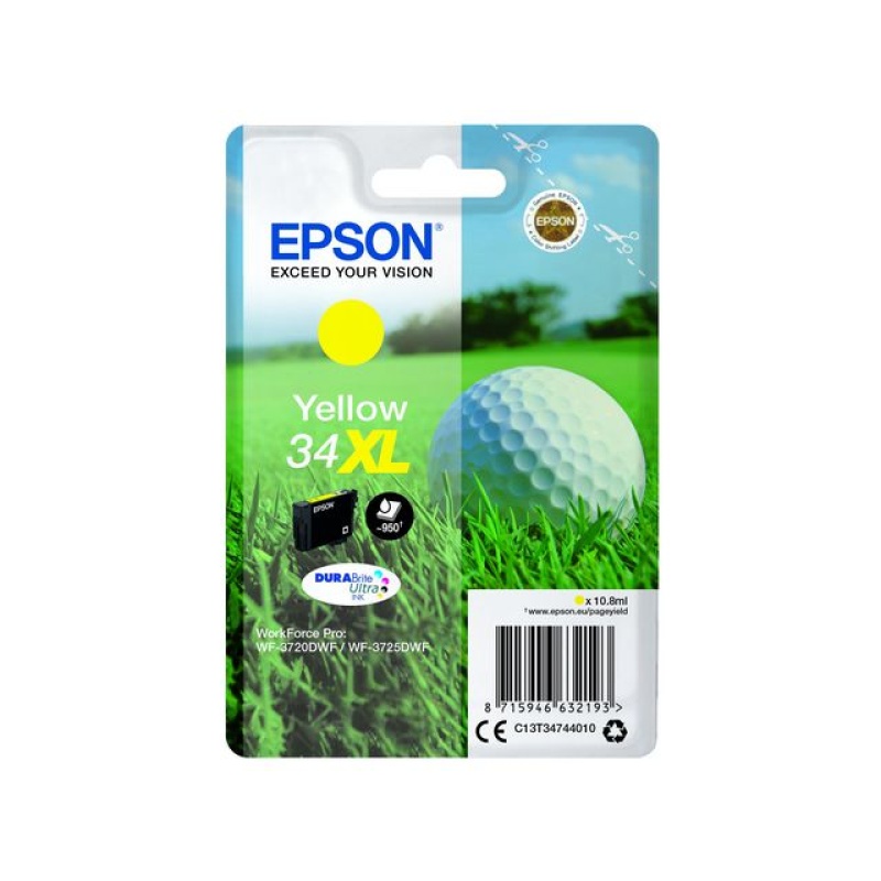 Inkjet Epson T34744010 geel (34Xl)