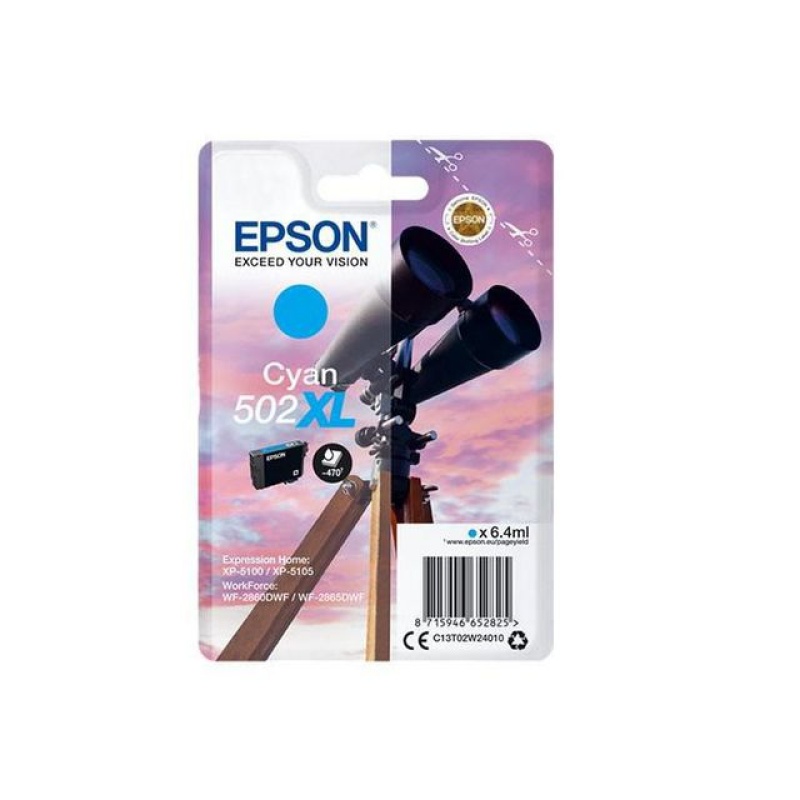 Inkjet Epson C13T02W2 502XL cyaan