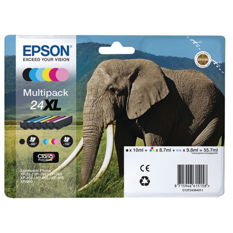 Inkjet Epson 24XL multi BCMY/LC/LM/pak 6