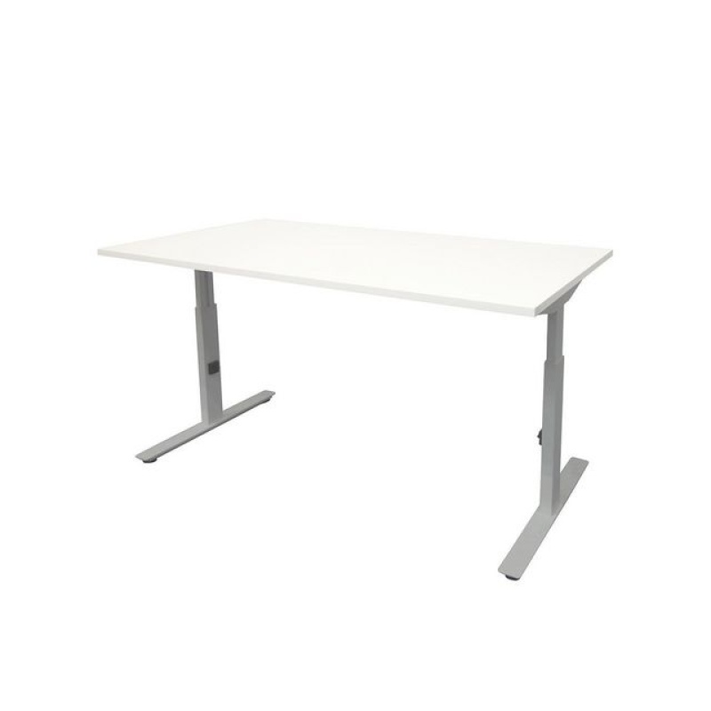 Bureau Linesto plus160x80 wit alu
