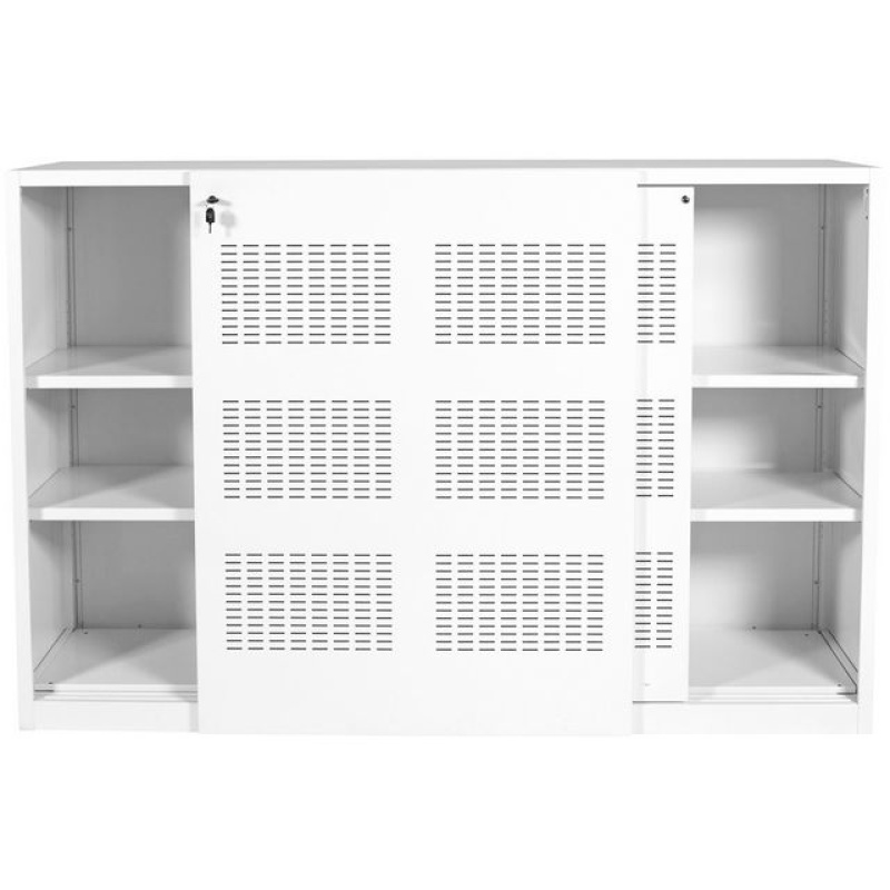 Roldeurkast 160x120x45 wit 2zd